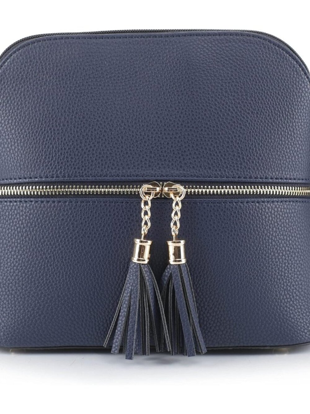Lunar Lightweight Medium Dome Crossbody Bag Shoulder Bag with Tassel | Zipper Po